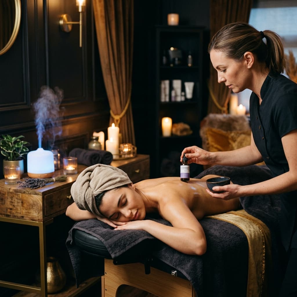 Luxury Spa Setup